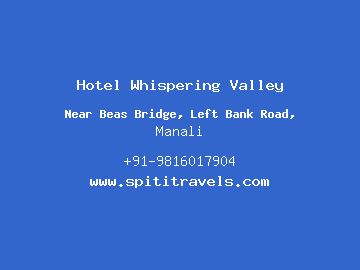 Hotel Whispering Valley, Manali