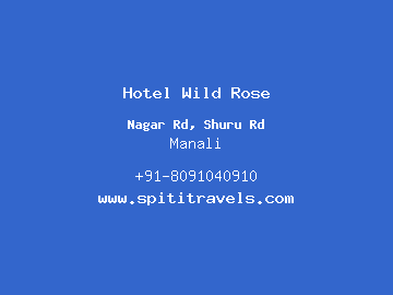 Hotel Wild Rose, Manali