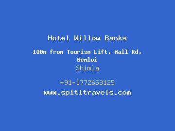 Hotel Willow Banks, Shimla