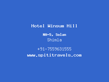 Hotel Winsum Hill, Shimla