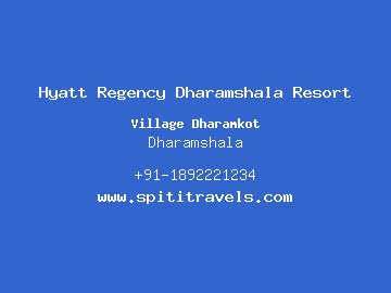 Hyatt Regency Dharamshala Resort, Dharamshala