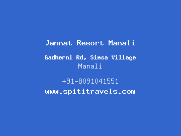 Jannat Resort Manali, Manali
