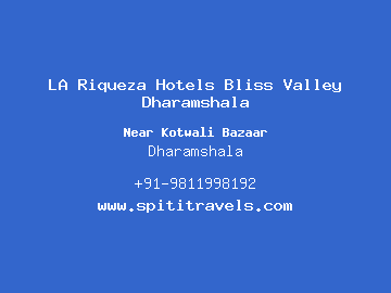 LA Riqueza Hotels Bliss Valley Dharamshala, Dharamshala