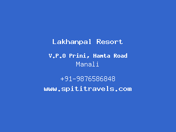 Lakhanpal Resort, Manali