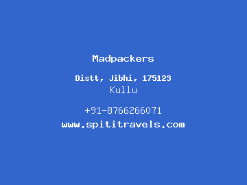 Madpackers, Kullu