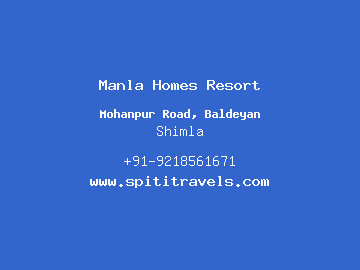 Manla Homes Resort, Shimla