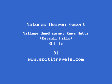 Natures Heaven Resort, Shimla
