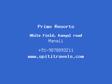 Primo Resorts, Manali