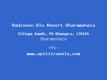 Radisson Blu Resort Dharamshala, Dharamshala