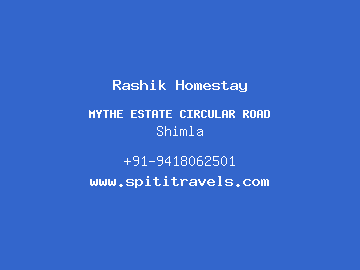 Rashik Homestay, Shimla