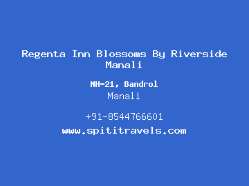 Regenta Inn Blossoms By Riverside Manali, Manali