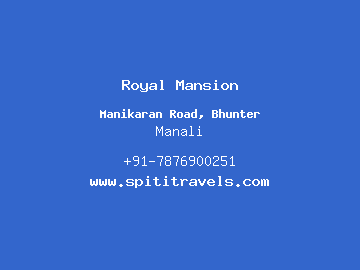 Royal Mansion, Manali