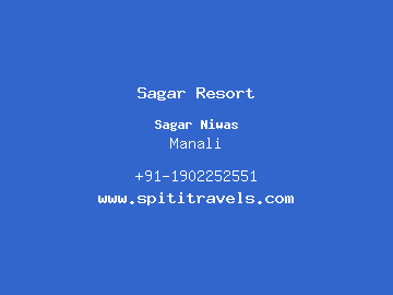 Sagar Resort, Manali