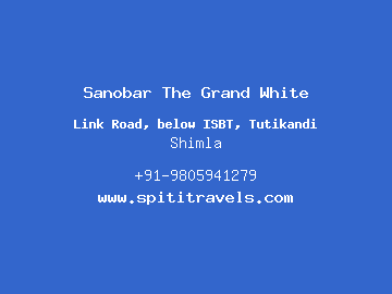 Sanobar The Grand White, Shimla