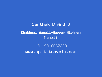 Sarthak B And B, Manali