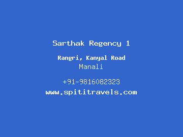 Sarthak Regency 1, Manali