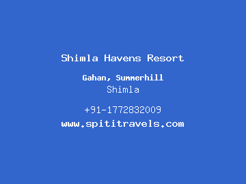 Shimla Havens Resort, Shimla