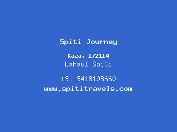 Spiti Journey, Lahaul Spiti