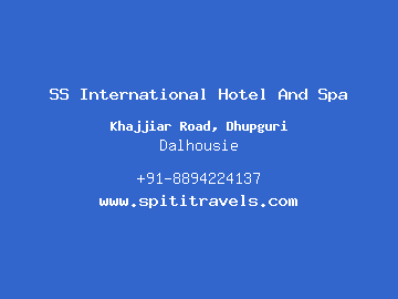 SS International Hotel And Spa, Dalhousie