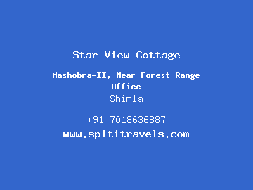Star View Cottage, Shimla