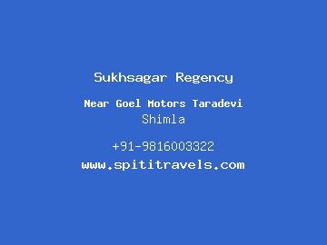 Sukhsagar Regency, Shimla