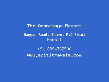 The Anantmaya Resort, Manali