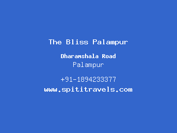 The Bliss Palampur, Palampur