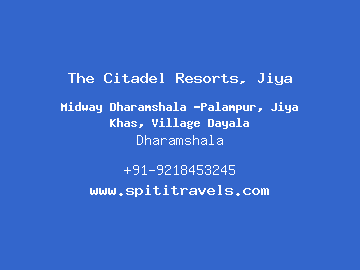 The Citadel Resorts, Jiya, Dharamshala