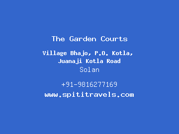 The Garden Courts, Solan