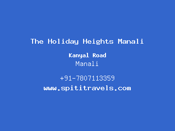The Holiday Heights Manali, Manali