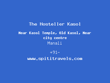 The Hosteller Kasol, Manali
