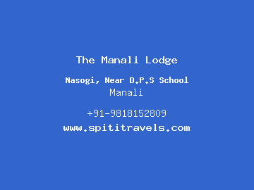 The Manali Lodge, Manali