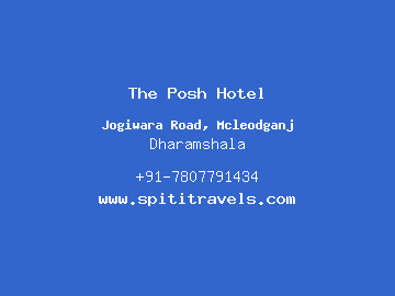 The Posh Hotel, Dharamshala
