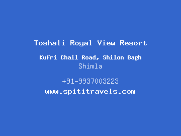 Toshali Royal View Resort, Shimla