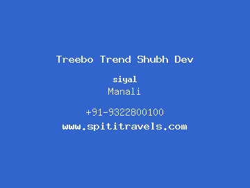 Treebo Trend Shubh Dev, Manali