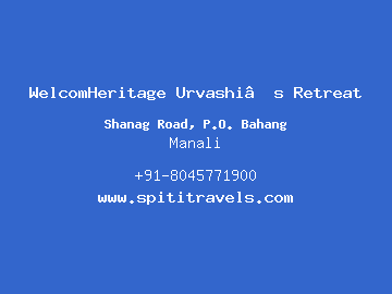 WelcomHeritage Urvashi’s Retreat, Manali