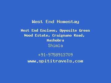 West End Homestay, Shimla