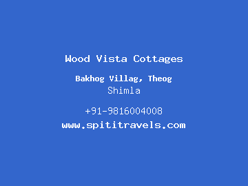 Wood Vista Cottages, Shimla