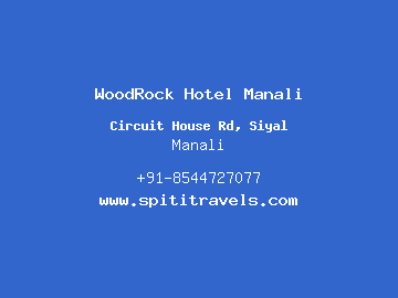 WoodRock Hotel Manali, Manali
