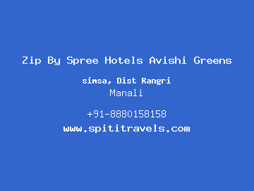 Zip By Spree Hotels Avishi Greens, Manali