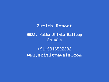 Zurich Resort, Shimla